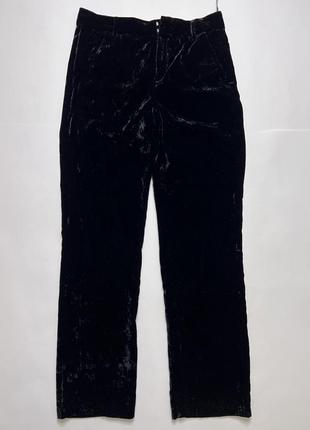 Бархатные велюровые брюки штаны zara
