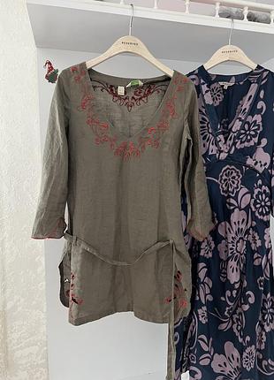 Нарядная льняная блузка с вышивкой asos