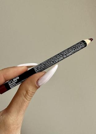 Олівець для губ nyx lip liner spl809 “mahogany”
