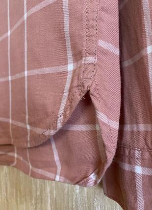 Жіноча рубашка нюдово-рожевого кольору h&m5 фото