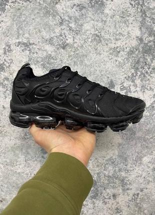 Кроссовки nike vapor max all black2 фото