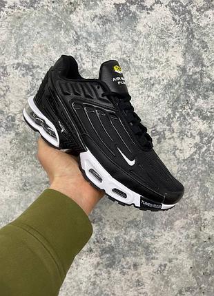 Кроссовки nike air max plus iiiталиdr black\white”