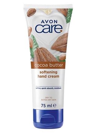 Питательный крем для рук с маслом какао аvon care 75 ml1 фото