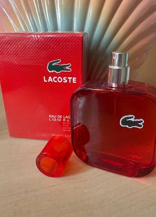 Туалетная вода для мужчин lacoste eau de lacoste l.12.12&nbsp;rouge лакоста руж 100 мл