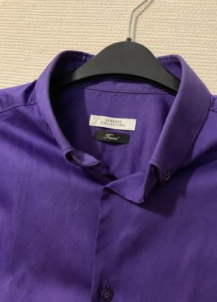 Фиолетовая рубашка versace3 фото