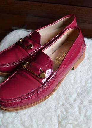 Tod's tods кожаные лаковые туфли мокасины оригинал2 фото