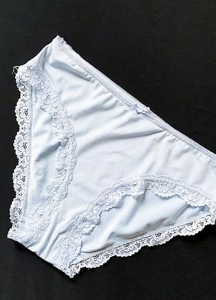 Милые нежно голубые трусики m&co , размер 10