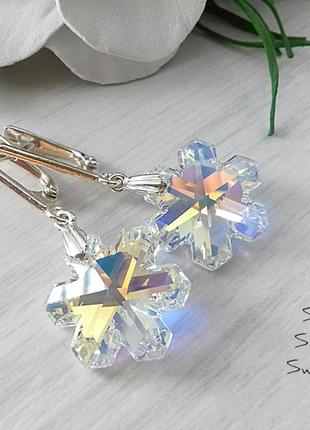 Сережки swarovski