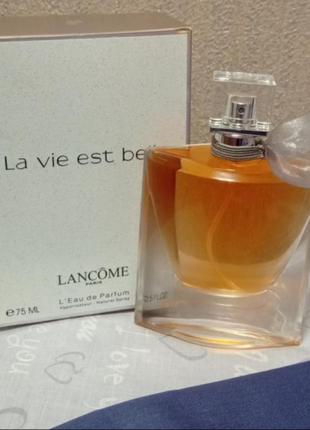 Парфюмерная вода духи парфюм lancome la vie est belle 75ml.1 фото