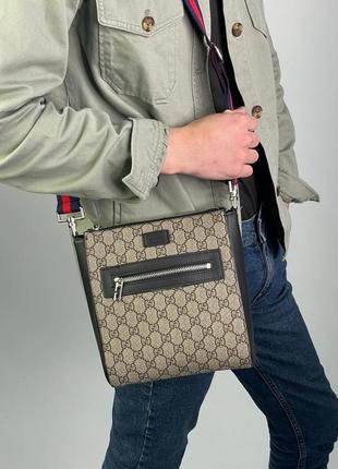 Gucci мужская сумка 20 х 22 х 5.5 см