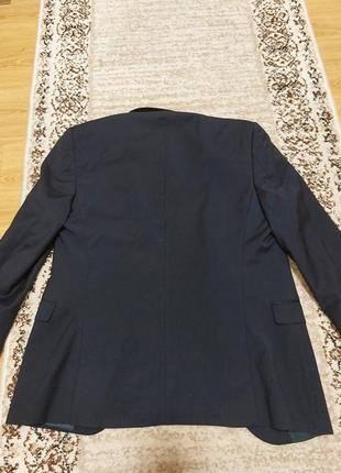 Жакет dkny мужской пиджак приталенный темно-синий мужественный пиджак5 фото