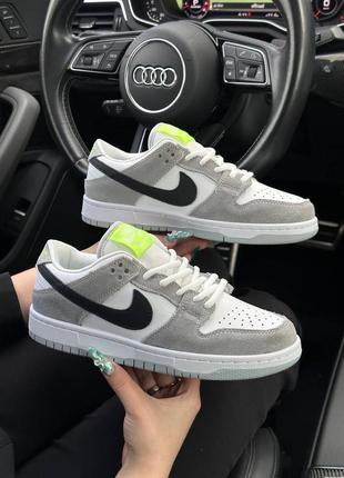 Женские замшевые кроссовки с кожей max nike sb dunk low pro 🆕 кеды найк сб данк