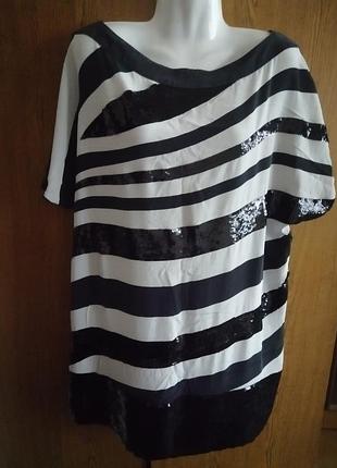 Блуза - туника, 100 %шёлк