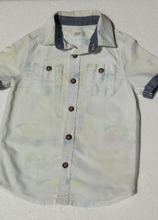 F&f. сорочка з коротким рукавом на 12-18 місяців.