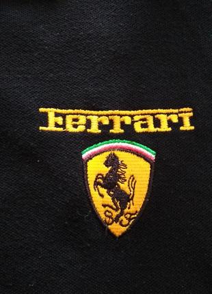 Мужская винтажная футболка поло ferrari f1 (l-xl) лицензионная3 фото