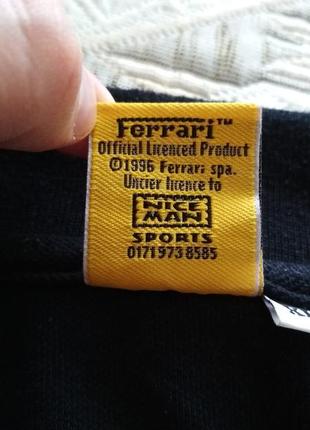 Мужская винтажная футболка поло ferrari f1 (l-xl) лицензионная6 фото