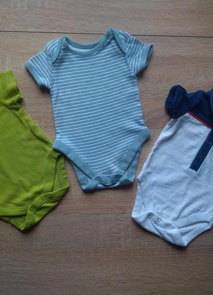 Набор одежды для новорожденного 56-62 см человечки боди9 фото