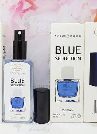 Тестер vip luxury perfume antonio banderas blue seduction 65 мл