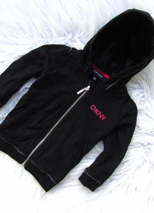 Стильна кофта реглан з капюшоном dkny