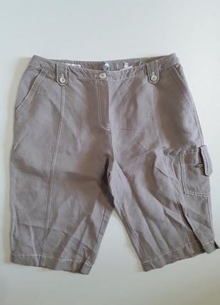 Фірмові лляні шорти, бриджі