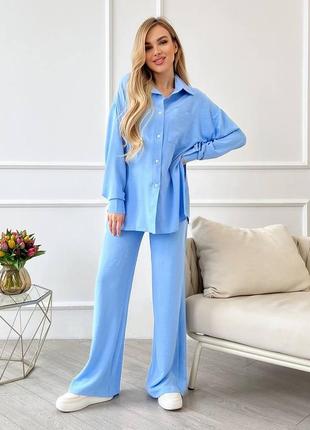 Брючний костюм з креп-жатки арт. 90456