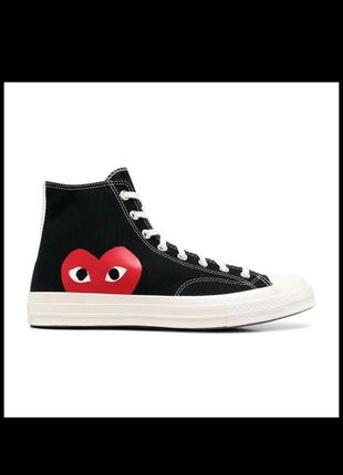 Converse x comme des garcons play high top sneakers black
converse