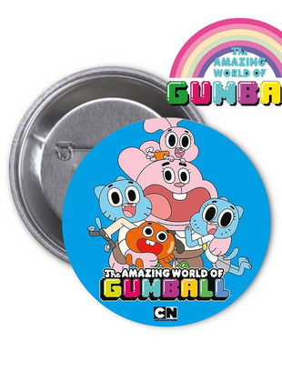 Значок the amazing world of gumball дивовижний світ гамбола