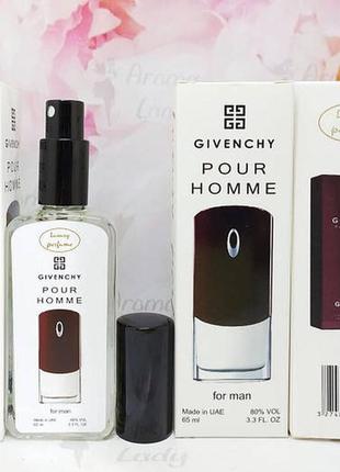 Тестер vip luxury perfume givenshy pour homme 65 мл