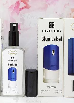 Тестер vip luxury perfume givenchy pour homme blue label 65 мл