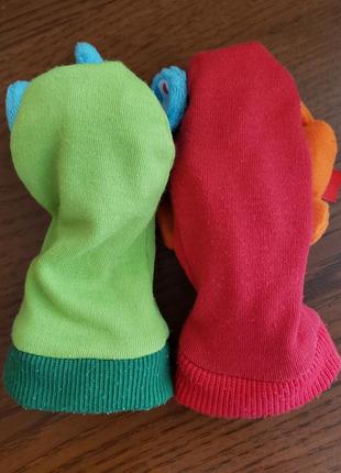 Носочки погремушки игрушки шуршалки развивающие 2шт2 фото
