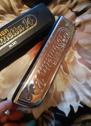 Гармонь,гармошка губная hohner m25701,винтаж германия