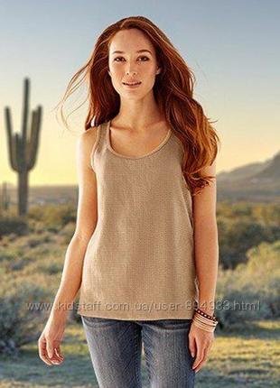 Майка топ с перфорацией под мягкую замшу 46+-