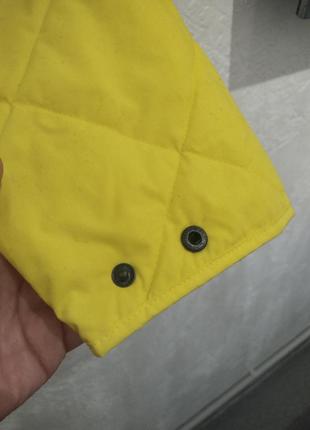Куртка желтая, стеганная5 фото