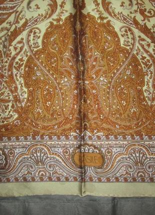 Шелковый платок basile италия винтаж платок 100% шелк6 фото