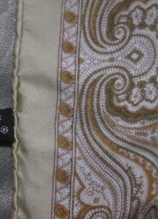 Шелковый платок basile италия винтаж платок 100% шелк9 фото