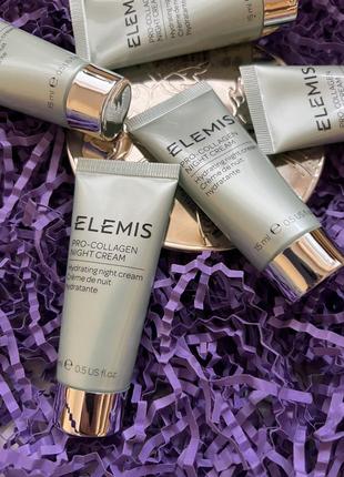 Укрепляющий ночной крем против морщин elemis pro-collagen night cream4 фото