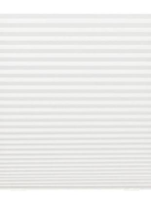 Жалюзи schottis икеа плиссе, белая 90х190 см (202.422.82)7 фото