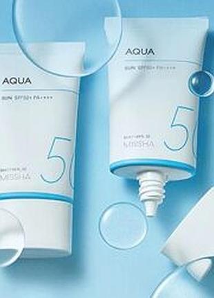 Солнцезащитный гель spf50 /pa missha all around safe block aqua sun gel1 фото