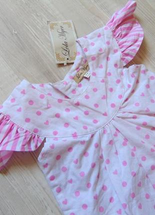 Новое платье для маленькой модницы.
lola myer.
размер 0-6 месяцев2 фото