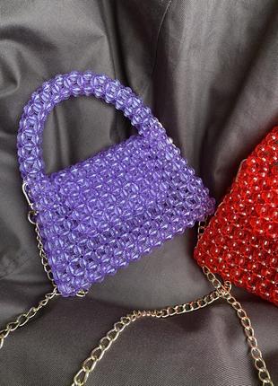 Сумка из бусин ручной работы