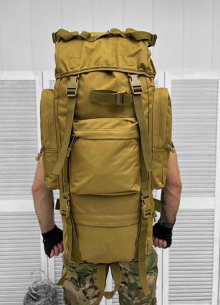 Чоловічий великий тактичний рюкзак на 100 л + 10 л1 фото