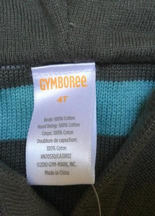 Gymboree коттоновый худи / свитер для мальчика, разм 4 т2 фото