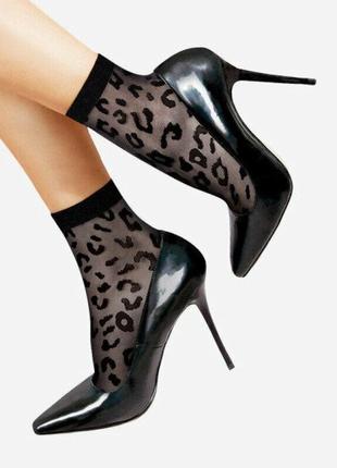 Модні жіночі шкарпетки lores "leopardo" 20-40 den2 фото
