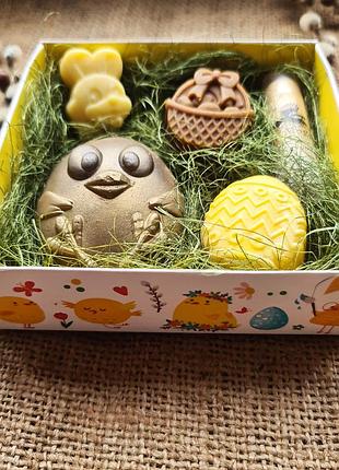 Пасхальный подарочный набор натурального мыла. подарок на пасху. натуральная...