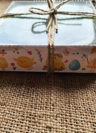 Пасхальный подарочный набор натурального мыла. подарок на пасху. натуральная...