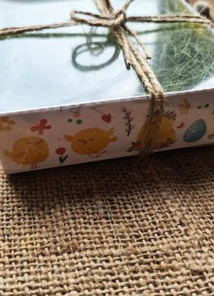 Пасхальный подарочный набор натурального мыла. подарок на пасху. натуральная...