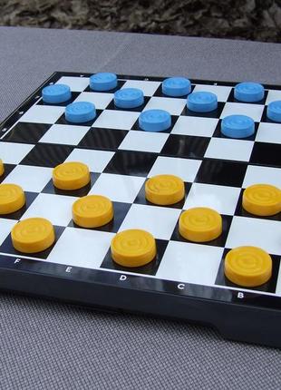 Шашки/шахи в 2 в 1/в національній символіці/арт.9055/шахматы4 фото