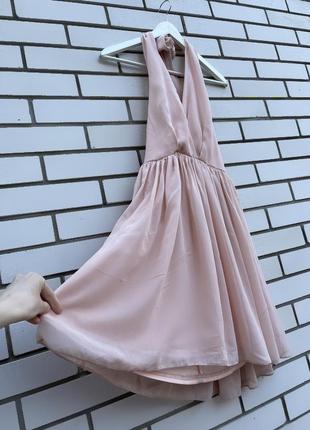 Нежное пудровое платье, платье, сарафан с открытой спиной, вечернее asos7 фото
