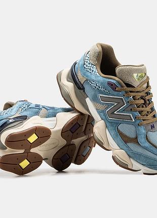 Чоловічі замшеві кросівки з сіткою new balance 9060 🆕 нью баланс 9060