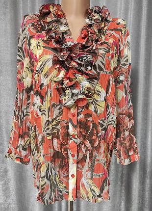 Блуза пліссе, німеччина,gerry weber,р.48